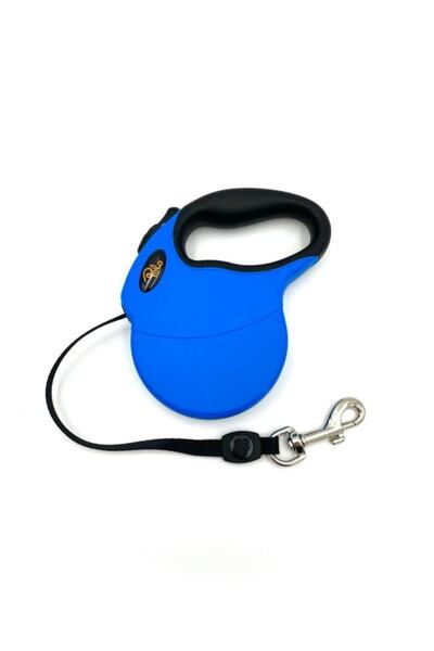 Tasma Market Mavi 3mt 8kg Otomatik Makaralı Köpek Gezdirme Tasması