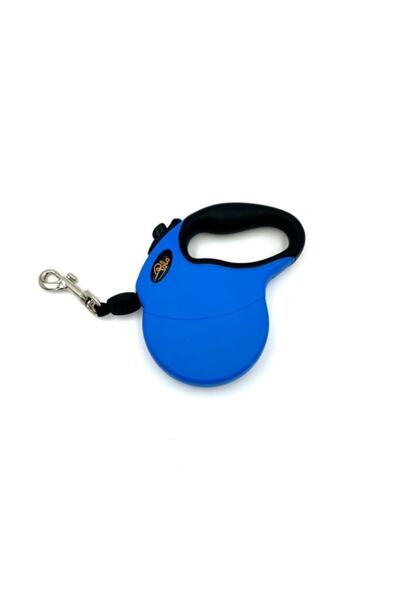 Tasma Market Mavi 3mt 8kg Otomatik Makaralı Köpek Gezdirme Tasması