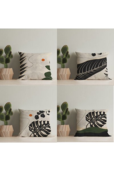 LadiesHome 4 bucăți de huse pentru perne digitale cu design special, cu două ...