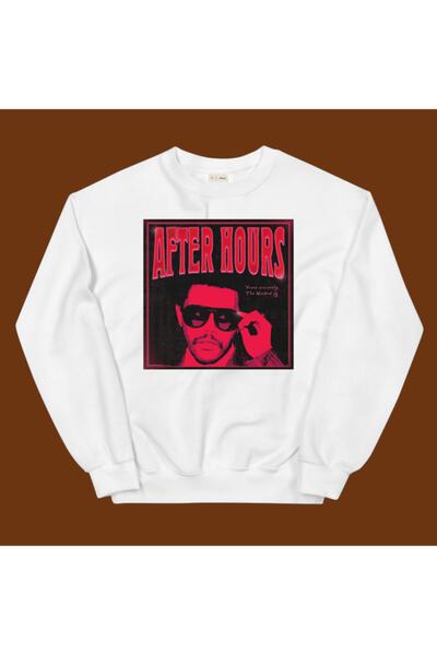 Drippy Το φούτερ The Weekend σε λευκό χρώμα