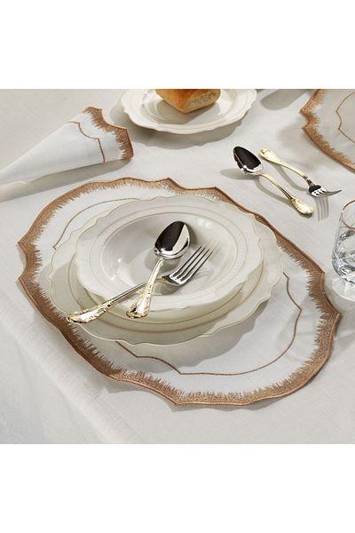 ZEBRA CASA Siena 2-pack American Service Cream/copper