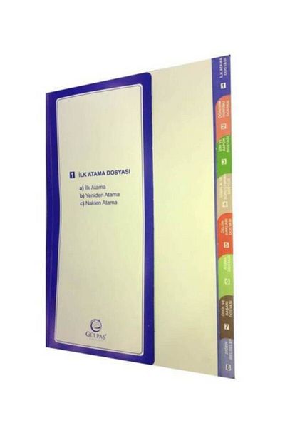 Gülpaş ملف ملف المعلم 1 مجلد 8 ملفات