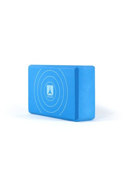 Rebuwo Foam Yoga Block Yoga Block Set of 2 Blue