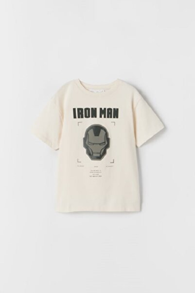 Generic Brand Boy's Iron Man Printed Crew Neck Tshirt