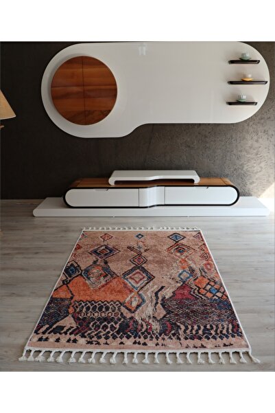 Just Arte Dekoratif Kaymaz Taban Kilim Makinada Yıkanabilir Mutfak Koridor Yo...