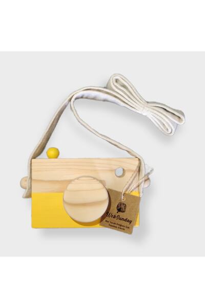 websunday كاميرا Waldorf الخشبية، لعبة كاميرا تعليمية للأطفال 2 3 4 5 6 سنوات...