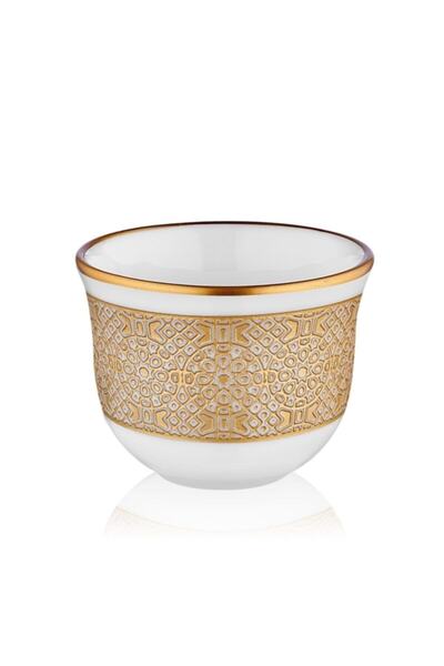 Koleksiyon Gawa Kahve Seti 6'lı Osmanlı Altın Premium