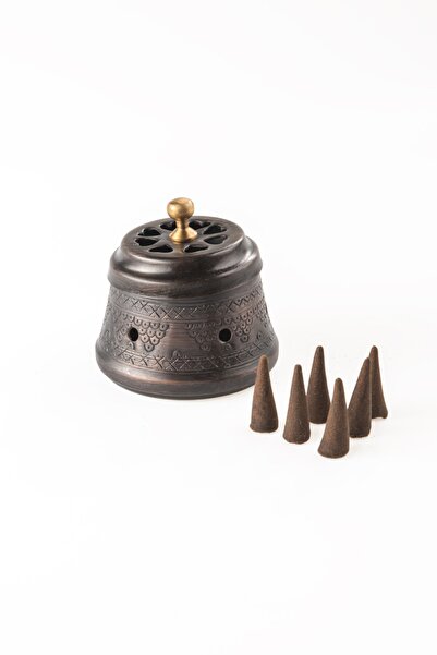 DMT COPPER HOME Gaziantep Bakır Tütsülük Oda Kokusu Tütsü Tutacağı Tütsü (tüt...