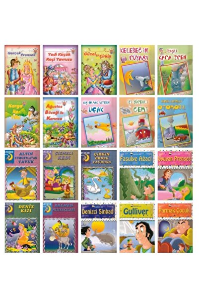 Polat Kitapçılık Polat 1. Sınıf Hikaye Seti 20 Kitap Büyük Boy (fırat)