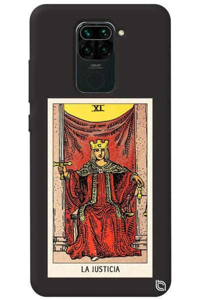 WANNA PROTECT حافظة هاتف Xiaomi Redmi Note 9 باللون الأسود من السيليكون الفاخ...