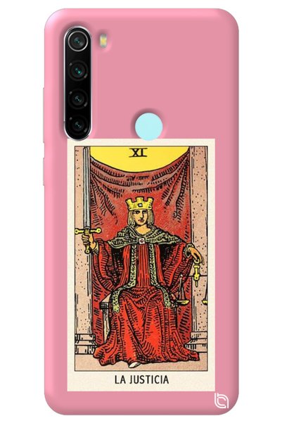 WANNA PROTECT Xiaomi Redmi Note 8 Pink Color Premium Velvet Inside Tarot Just...
