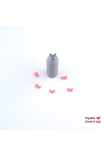 flament aşk Polimer Kil Micro Kesici Kelebek 0.9 Cm