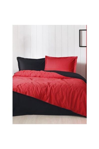 Özdilek Colormix Red Black Double Duvet Cover Set