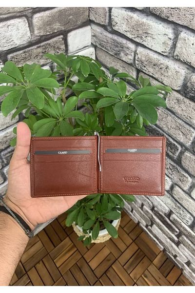 GUARD Suport pentru carduri unisex din piele naturală