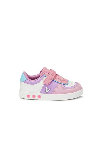 Vicco Sam Pink White Luminous Girls' Sports Shoes