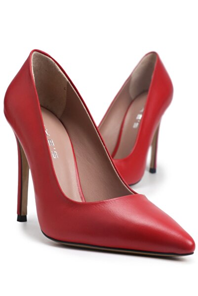 OZ DOROTHY Kırmızı Deri Stiletto