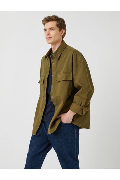Koton Μπουφάν Gabardine Shirt
