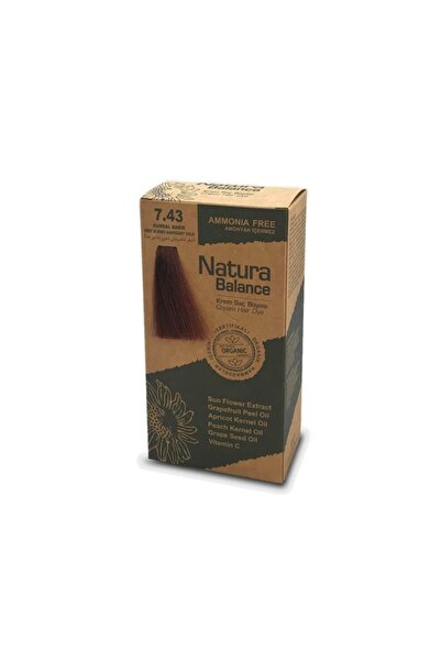 natura Marka: Balance Kit Saç Boyası Kumral Bakır 7.43 Kategori: Saç Boyası