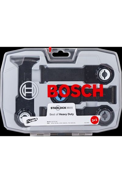 Bosch - Starlock Max - Best Of Heavy Duty Set 4 Pieces