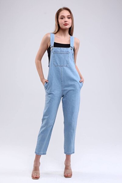 Qeysa Kot Tulum Salopet Denim Uzun Tulum, Kadın Jile, Kadın Hamile Tulum