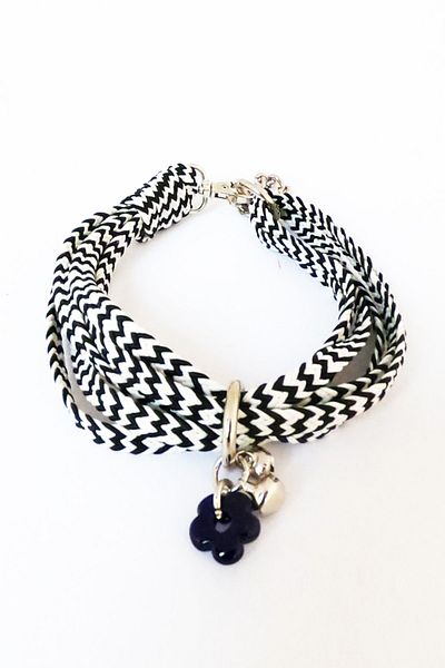 PETSWUU Copy - Black and White Dog Necklace Collar