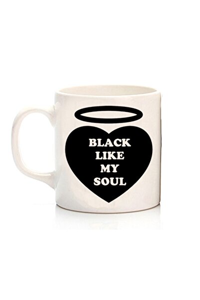 ART HEDİYE Black Like My Soul Two Sided Printed Mug