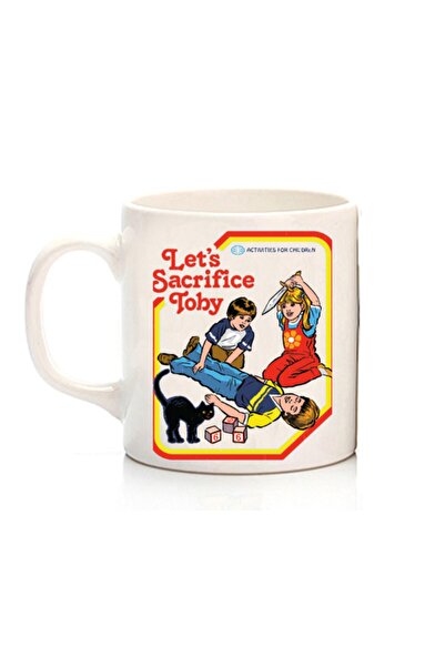 ART HEDİYE كوب ستيفن رودس Let's Sacrifice Toby مطبوع على الجانبين