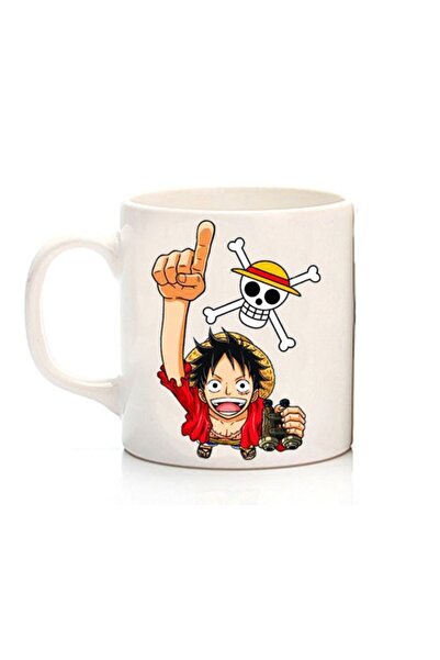 ART HEDİYE Anime One Piece - كوب لوفي مطبوع على الجانبين