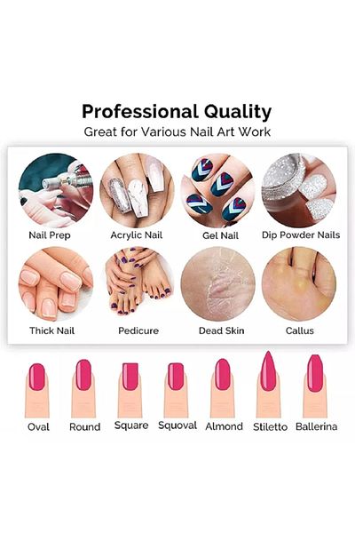 BEAUTY BOX COSMETIC All In Nail Art Professional Tip Sets Complete Set Excluding Ceramic Tip