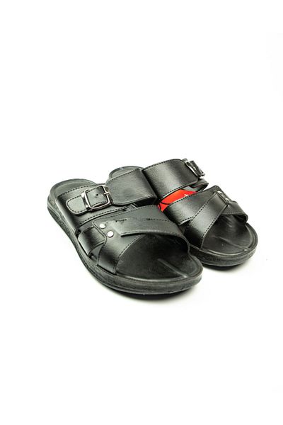 Polaris 402016 Black Men's Slippers