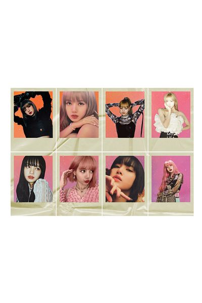 Güneş Kırtasiye Σετ φωτοκάρτας Blackpink Lisa 8 τεμαχίων