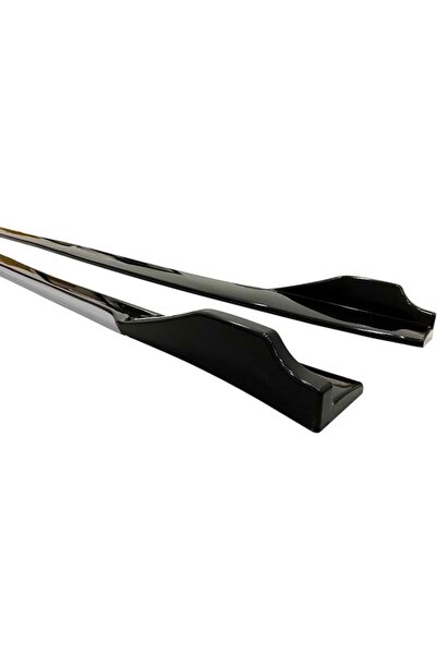 Omg Oto Toyota Corolla 2006-2012 Gri Şeritli Yan Marşpiyel 2 Adet Piona Black