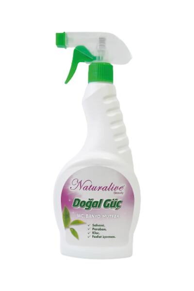 NATURALİVE BEAUTY Doğal Güçlü Banyo, Wc, Mutfak Temizleyici Sprey 500 ml