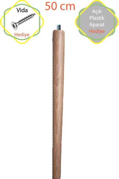 Evnalia Ahşap Vernikli Ayak Kütük Masa Orta Sehpa Zigon Ayağı 50 Cm ( 1 Adet)