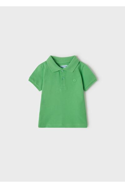 MAYORAL 102 Green Baby Polo Neck T-Shirt