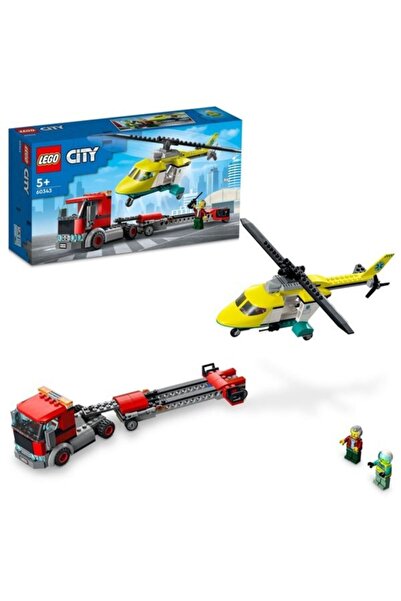 LEGO City Kurtarma Helikopteri Nakliyesi Rescue Helicopter Transport