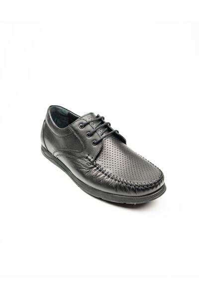 Nobel 1051 Crne Koža Ležerne muške cipele sa vezicama