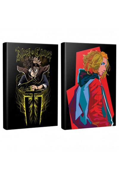Halk Kitabevi 2 Notebook Black Clover - Tokyo Revengers
