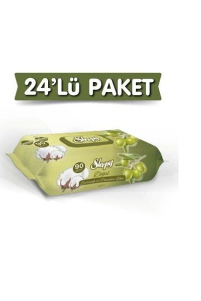 Sleepy Olive Oil Wet Towel 90's Wet Wipes, Towel 24x90 2160 Sheets
