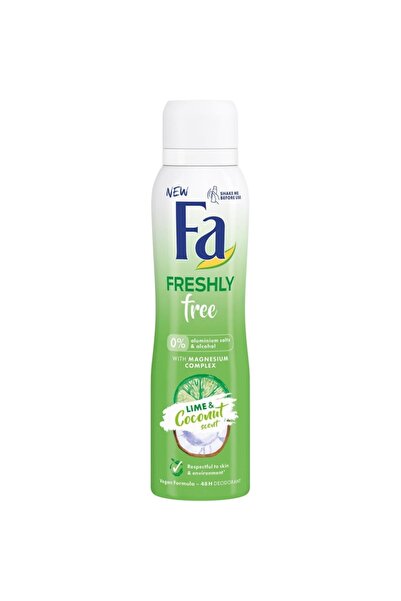 Fa Freshly Free Lime & Coconut Deodorant Sprey Kadın 150 Ml