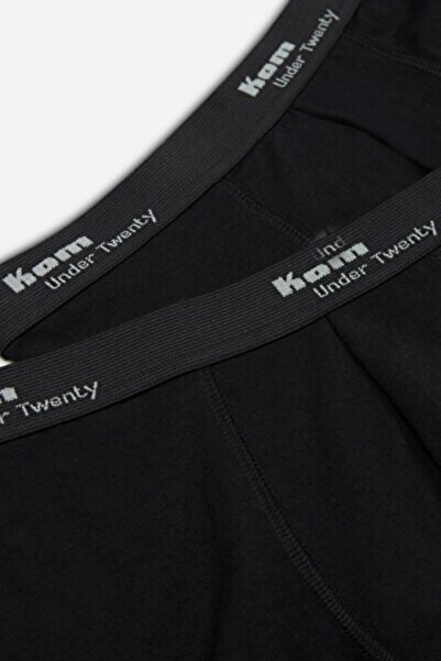 Kom Κλασικό ανδρικό μπόξερ από στενό βαμβάκι 2 συσκευασιών