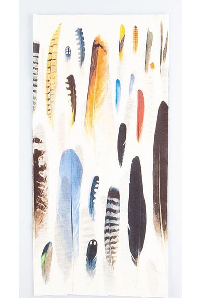 Dünyadan Hediyeler Feather Themed Buff Neck Collar Bandana No:23