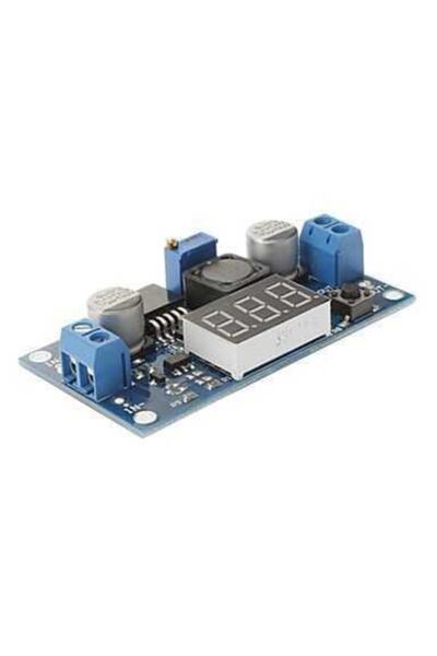 Arduino 7segmentli Ayarlanabilir 3a Voltaj Regülatör Kartı - Lm2596-adj