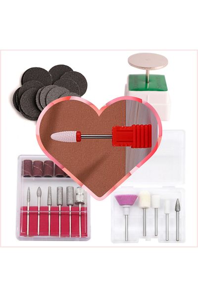 BEAUTY BOX COSMETIC All In Nail Art Professional Tip Set Complete Set Including Ceramic Tip