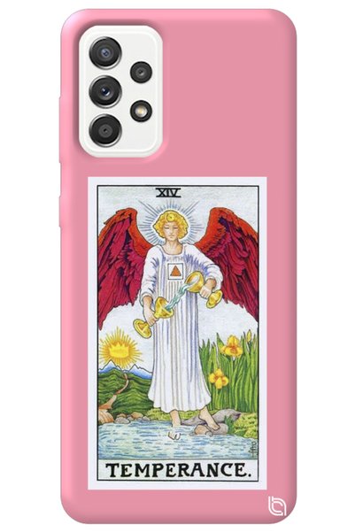 WANNA PROTECT Samdengeg Galaxy A52 Pink Premium Inside Velvet Tarot Balance P...