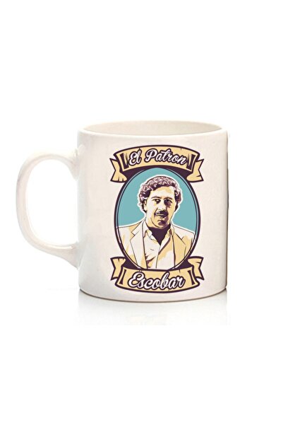 ART HEDİYE كوب بابلو إسكوبار - يد باترون إسكوبار مطبوع على الجانبين