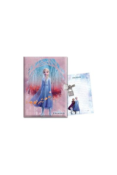 KESKİN COLOR Commemorative Book Locked Frozen II 104 Sheets 14x20cm Two Models