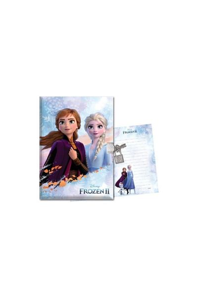 KESKİN COLOR Commemorative Book Locked Frozen II 104 Sheets 14x20cm Two Models