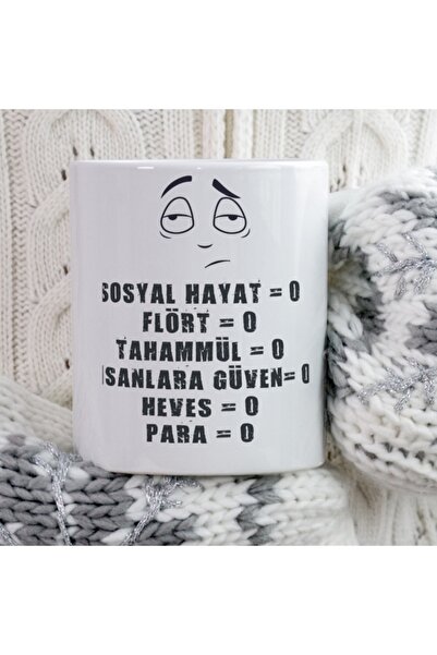 ART HEDİYE كوب مطبوع عليه الحياة الاجتماعية للمغازلة والمتعة والمال صفر على ا...