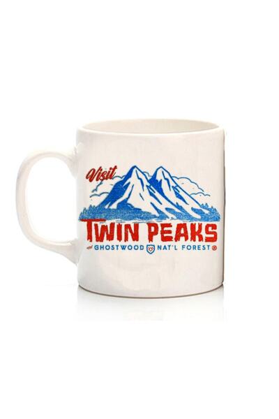 ART HEDİYE Visit Twin Peaks Logo Two Sided Printed Mug
